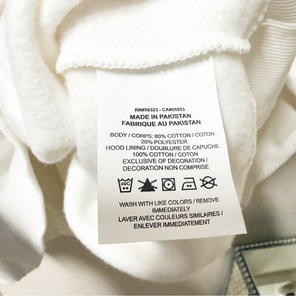 NEW Nike Sportswear Oversized Fleece Pullover Hoodie White XL NWOT - Picture 5 of 7